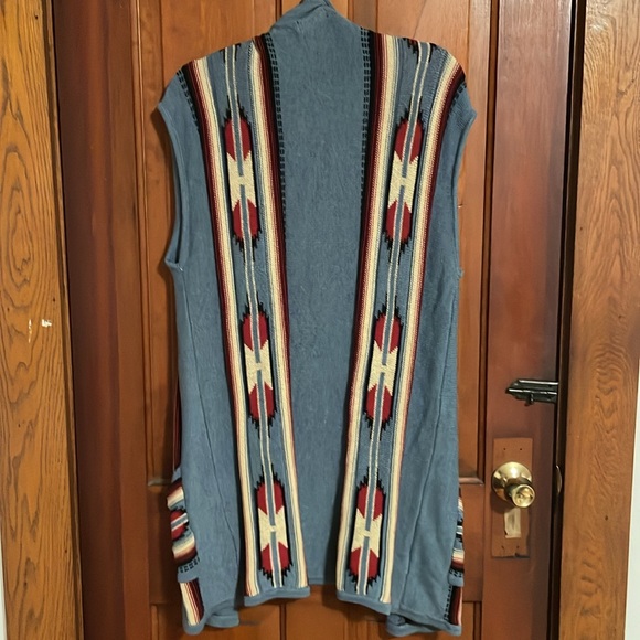 W’s Southwest knit vest, size L - Picture 2 of 4